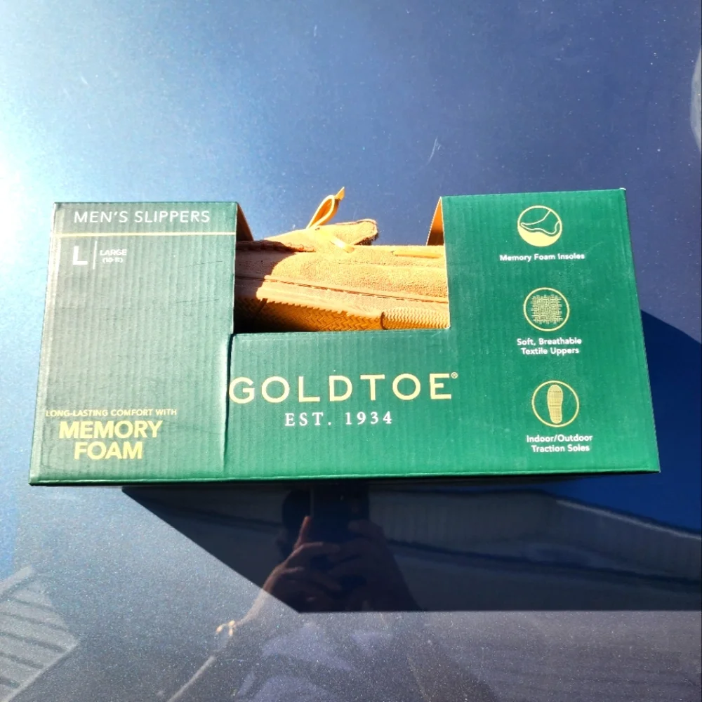 Goldtoe men's slippers - Picture 1 of 4